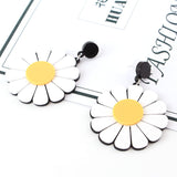 Sun Flower Daisy Flower Big Earrings Women – Gifts for Her — 5