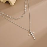 925 Sterling Silver Simple Clavicle Chain – Jewelry Gift Ideas — 1