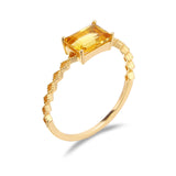 Amethyst Topaz Princess Square Ring – Holiday Gift Ideas — 4
