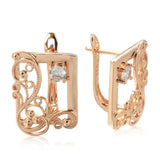 Natural Zircon Women's Rose Gold Vintage Ring – Gifts for Her — 6