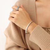 Premium Sensational Snake Diamond Buckle Bracelet – Jewelry Gift Ideas — 6