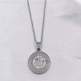 Necklace Fashion Round Plate Pendant Stylish – Jewelry Gift Ideas — 2