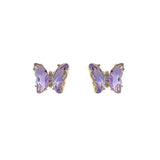 Temperament Purple Transparent Crystal Butterfly – Gifts for Her — 5