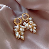 925 Silver Needle Freshwater Pearl Wheat Stud – Birthday Gifts — 3