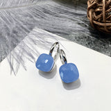 Colored Stone Natural Crystal Women's Earrings Diy – Gifts for Her — 16
