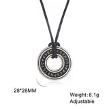 Vintage Viking Rune Circle Pendant Ornament – Jewelry Gift Ideas — 10