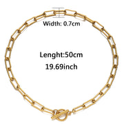Women's Stainless Steel Clavicle Chain – Gifts for Her — 5
