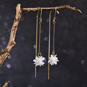 Simple Zircon Earrings Small Flower Bee Pendant – Jewelry Gift Ideas — 4
