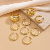 Alloy Simple Bracelet Ring Geometric Design Fashion – Stylish Gifts — 9