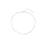 Color Bow Beaded Necklace Female Flower Short – Jewelry Gift Ideas — 16