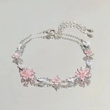 Women's Cherry Blossom Crystal Bracelet – Jewelry Gift Ideas — 9