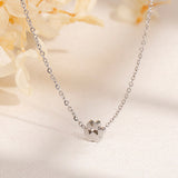 Cute Dog Paw Stainless Steel Necklace Earrings – Jewelry Gift Ideas — 8