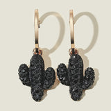 Locked Heart Lava Heart Dark Earrings – Unique Gift Ideas — 11