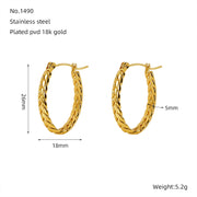 Retro Stud Earrings Female Niche Gold – Gifts for Her — 5
