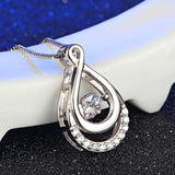 S925 Sterling Silver Droplet Clavicle Chain – Stylish Gifts — 4
