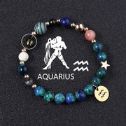 Twelve Constellations Bracelets Natural Stone – Special Occasion Gifts — 8
