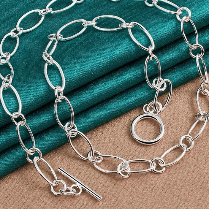 Women's Fashion Circle OT Buckle Necklace – Jewelry Gift Ideas — 1