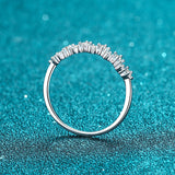 Electroplated Ring Female Wave Type Mosan – Gifts for Her — 2