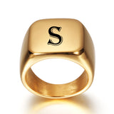 Stainless Steel Signet Blank Plain Ring Band High – Unique Gift Ideas — 12