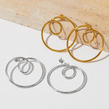 Streamlined Earrings Stainless Steel Geometric – Unique Gift Ideas — 6