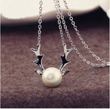 Small Elk Pearl Pendant – Jewelry Gift Ideas — 7