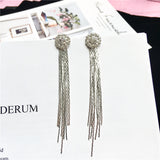 Crystal tassel earrings earrings – Unique Gift Ideas — 3