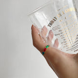 Gold polychromatic gel drop ring – Birthday Gifts — 5
