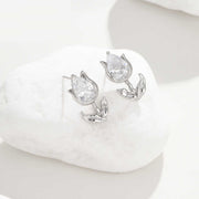 Atmosphere Retro Simple Sweet Tulip Flower Stud – Holiday Gift Ideas — 6