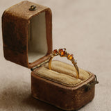 Japanese Orange Garnet Ring Female – Gifts for Her — 1