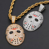 Chain Saw Frightening Mask Necklace – Jewelry Gift Ideas — 2