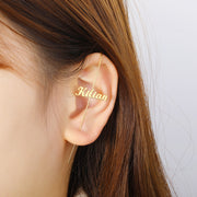 Fashionable Design Diy Frosted Name Stud Earrings – Creative Gifts — 1