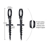 Fashion Men's Titanium Steel Blade Stud Earrings – Stylish Gifts — 7