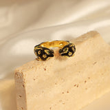 Women's Fashion Colored Glaze Cheetah Ring – Stylish Gifts — 12
