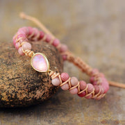 Double Layer Aquatic Onyx Rhododendron Bracelet – Jewelry Gift Ideas — 3