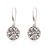 Fashion Round Alloy Earrings Female Creative – Stylish Gifts — 3