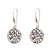 Fashion Round Alloy Earrings Female Creative – Stylish Gifts — 3