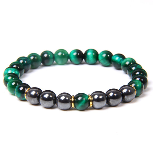 Black Gallstone Bracelet Tiger Eye Energy Fitness – Jewelry Gift Ideas — 1