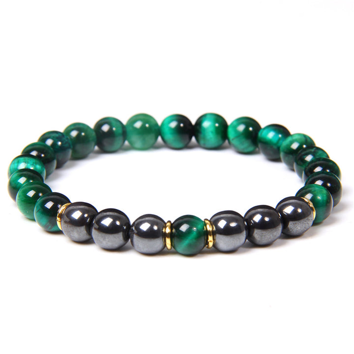 Black Gallstone Bracelet Tiger Eye Energy Fitness – Jewelry Gift Ideas — 1