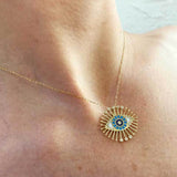 Fashion Gold-Plated Devil's Eye Love Necklace – Jewelry Gift Ideas — 5