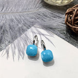 Colored Stone Natural Crystal Women's Earrings Diy – Gifts for Her — 7