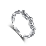 Sterling Silver Ring With Diamonds Simple Ladies – Practical Gifts — 9