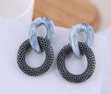 Fashion Exaggerated Acrylic Chain Earrings – Stylish Gifts — 3