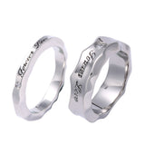 Men's And Women's Titanium Steel Water Ripple Ring – Gifts for Her — 4