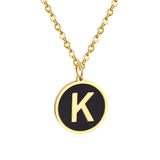 Golden English alphabet pendant – Jewelry Gift Ideas — 6
