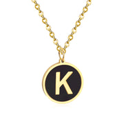 Golden English alphabet pendant – Jewelry Gift Ideas — 6