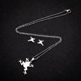 Creative Mori Cartoon Frog Earrings Necklace – Jewelry Gift Ideas — 5