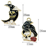Gothic Style Cartoon Black Crow Pendant – Stylish Gifts — 2