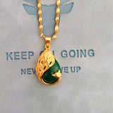 Women's Colorless Vietnam Sand Gold Solid – Jewelry Gift Ideas — 8