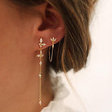 Luxury Butterfly Zircon Ear Stud Earring Fashion – Jewelry Gift Ideas — 1