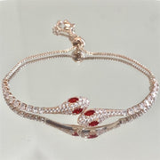 Women's Fashion And Fully-jewelled Snake Bracelet – Stylish Gifts — 1